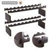 Homfa 18 Bottle Stackable Wine Rack - (33.7" X 9.4" X 11.2") 100% Natural
