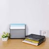 DESIGNA 3 Tiers File Folder Organizer,Mesh Standing File Organizer Black