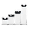 Airtight Pantry Storage Container Set of 12 + 18 Labels & Chalk Marker