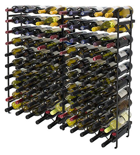 Sorbus Display Rack Large Capacity Wobble-Free Shelves Storage Stand for Bar
