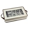 Household Essentials 546-1 Flatware Storage Chest with Separate Serving Utensil