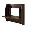 Prepac EEHW-0200-1 Wall Mounted Floating Desk with Storage, Espresso