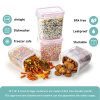Food Storage Containers Cereal Container - Blingco Set of 8 Airtight Containers