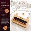 Anna Stay Wall Mounted Wine Rack - Bottle & Glass Holder with Cork Storage