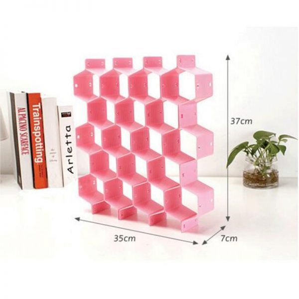 Drawer Divider Storage Bra Box Makeup Organizer Closet Necktie