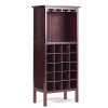Giantex 20 Bottle Wine Cabinet Wood Wine Rack Bottle Holder Storage Display