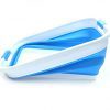SAMMART Collapsible Plastic Laundry Basket - Foldable Pop Up Storage