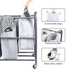 WeHome 4 Bag Laundry Sorter Cart, Laundry Hamper Sorter