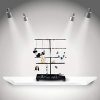 Necklace Holder 3 Plus 1 Tier Tabletop Jewelry Organizer Jewelry Stand
