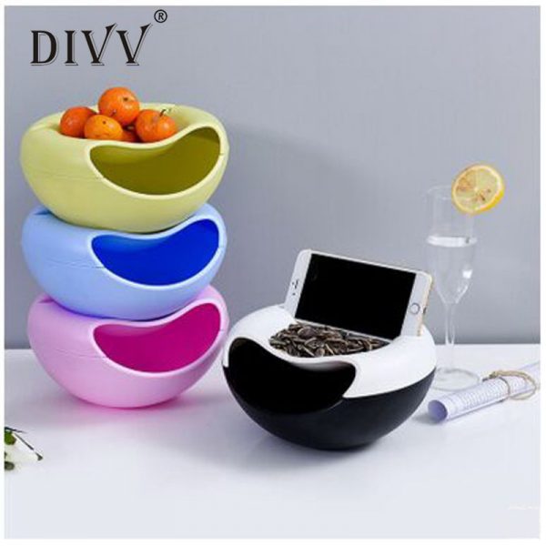 DIVV Shape Updated Bowl Perfect For Seeds Nuts And Dry Fruits Storage Box