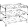 Seville Classics 12-Bottle Stackable Wine Rack, 11.5-inch by 17.5-inch by 12-inch