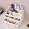 2018 Top Fashion Organizador Wooden Large Table Top Dressing Cosmetics
