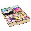 ALGHLH 4Pc Underwear Bra Organizer Storage Box 2 Colors Beige/Rose Drawer