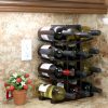 12-Bottle Bamboo Wine Rack - Stylish and Space-Saving Wine Storage