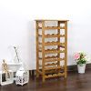 Kinbor Bamboo Wine Standing Rack Storage (28-Bottle)