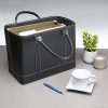 Stylish Chic File Organizer Tote - Keep Your Documents Neat and Fashionable