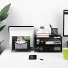 HOMEMAXS Mesh Desk Organizer with Sliding Drawer