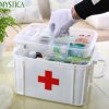 Multi-Layered Family First Aid Kit Box – Large Medical Storage Organizer for Home Use 🏥💊