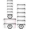 Airtight Leak-Proof 4-Hinge Lock Food Storage Containers – BPA-Free & Microwave Safe for Effortless Meal Prep 🍱