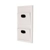 DesignOvation Walcott Decorative Wall Organizer Mail Holder