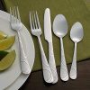 Pfaltzgraff Garland Frost 53-Piece Stainless Steel Flatware Set