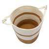 Extra Large Cotton Rope Basket - 18"x16" Woven Storage for Blankets, Towels, Toys, and More - Stylish and Durable Laundry Hamper with Handles