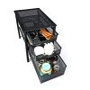 Stackable 3 Tier Organizer Baskets with Mesh Sliding Drawers