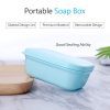 Travel Soap Box Drain Lid Soap Holder