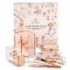 Rose Gold Desk Supplies Set - Empowering 10-Piece Office Accessory Kit for Women