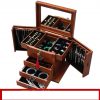 Locking wooden jewelry box real princess continental retro multifunctional Storage box wedding wood gift Boxes Bins case