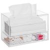 Modern Clear Acrylic Countertop Pull Out Storage Drawer/Cosmetic Organizer
