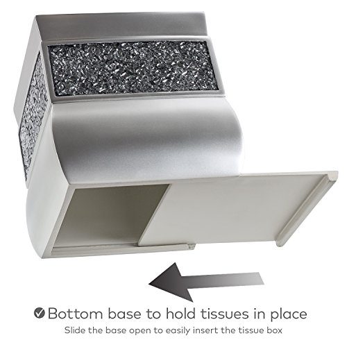 Creative Scents Square Tissue Box Cover - Decorative Tissue Holder