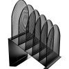 AdirOffice Mesh 5 Slot Section Desk Organizer Sorter