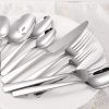 Brightown 45-Piece Silverware Flatware Cutlery Set in Ergonomic Design Size