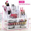 Choose Funny Acrylic Makeup Organizer Storage Box Nail Polish cosmetics