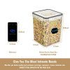 Large Airtight Food Storage Containers - Estmoon Cereal Storage Container Kitchen
