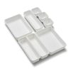 Value 8-Piece Interlocking Bin Pack - White