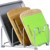 2 Pack - SimpleHouseware Kitchen Cabinet Pantry and Bakeware Organizer