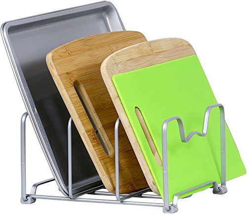 2 Pack - SimpleHouseware Kitchen Cabinet Pantry and Bakeware Organizer