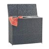 Household Essentials ML-7245 Wicker 3 Compartment Laundry Sorter