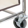 Simplehouseware 4-Bag Heavy Duty Rolling Laundry Sorter Cart, Chrome