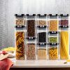 Airtight Pantry Storage Container Set of 12 + 18 Labels & Chalk Marker