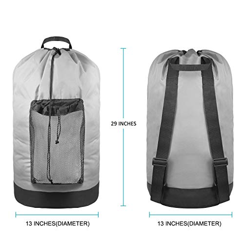 Dalykate Backpack Laundry Bag, Laundry Backpack with Shoulder Straps