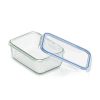 Glass Meal Prep Containers for Food Storage and Prep w/Snap Locking Lids