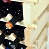 Modular Wine Rack Beachwood 48-144 Bottle Capacity 12 Bottles Across