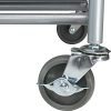 Simple Houseware Heavy-Duty 3-Bag Laundry Sorter Cart, Grey
