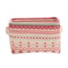 ALGHLH Cute Linen Home Storage Box Desk Organizer Folding Office Desk