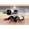 mDesign Plastic Free-Standing Wine Rack Storage Organizer for Kitchen