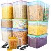 [10 Packs]Food Storage Containers,Airtight Flour Containers Pantry Storage