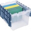 Akro-Mils 66486 FILEB 12-Gallon Plastic Storage Hanging File Box